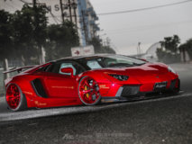 The Bloody Red Liberty Walk Lamborghini Aventador in 11 Awesome Pictures related thumbnail