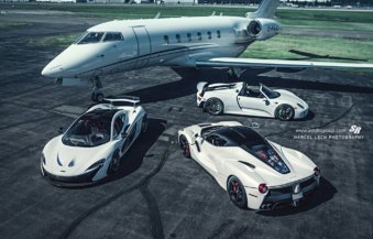 McLaren P1, LaFerrari, and Porsche 918 in their White Suits category thumbnail