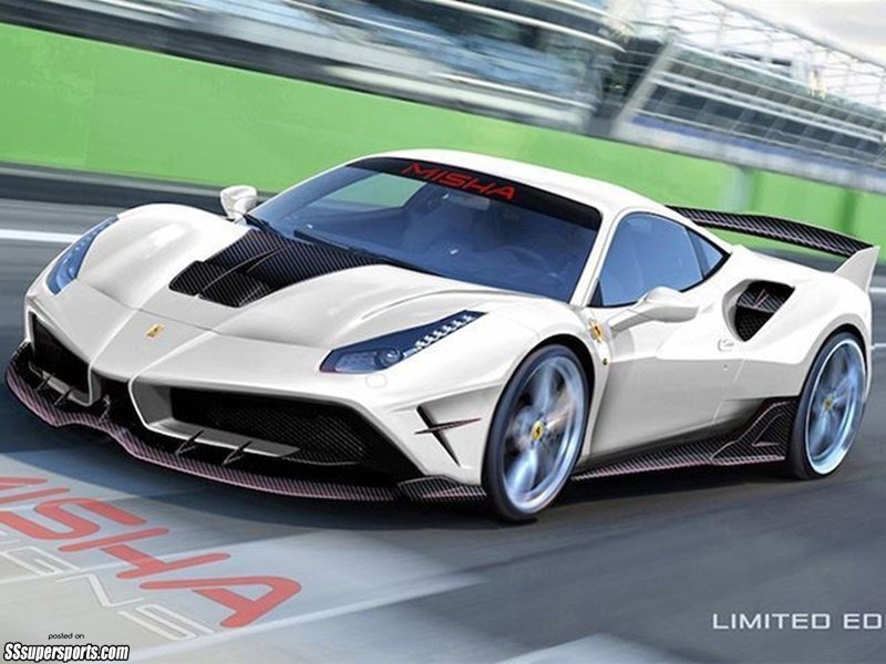 1-white-ferrari-488-gtb-misha-designs-limited-edition-front-three-quarters