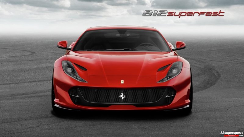 2 2018 rosso settanta ferrari 812 superfast front view 800x450