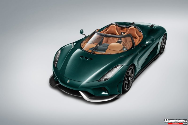 1-green-koenigsegg-regera-front-three-quarters