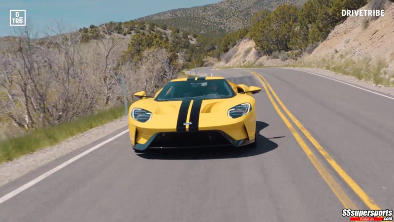 6-yellow-ford-gt-front-angle-on-the-road