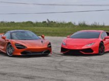 Lamborghini Huracan races the McLaren 720S news thumbnail