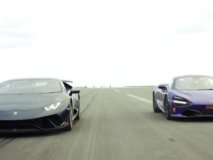 The Huracan Performante faces the McLaren 720S on a Drag Race related thumbnail