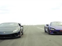 The Huracan Performante faces the McLaren 720S on a Drag Race news thumbnail