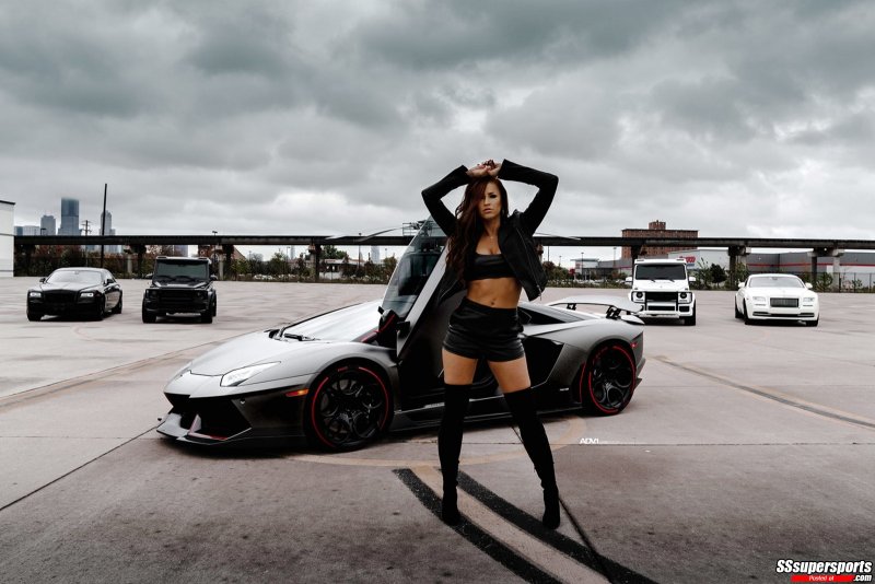 10-frozen-gray-dmc-lamborghini-aventador-roadster-on-adv1-wheels-and-girl