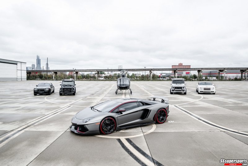 4-frozen-gray-dmc-lamborghini-aventador-roadster-on-adv1-wheels-front-three-quarters